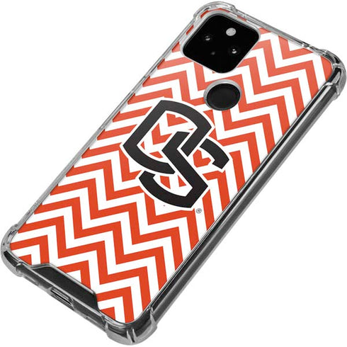 Oregon State University Chevron Google Pixel 5 Clear Case